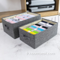 Organisateur de jouets de cubes de rangement pliables en tissu non tissé